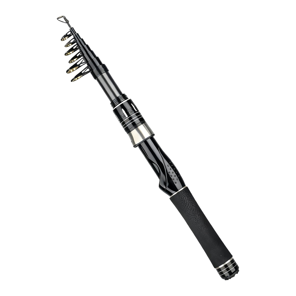 Carbon Fishing Rod - Ultralekka teleskopowa wędka karbonowa z ceramicznymi