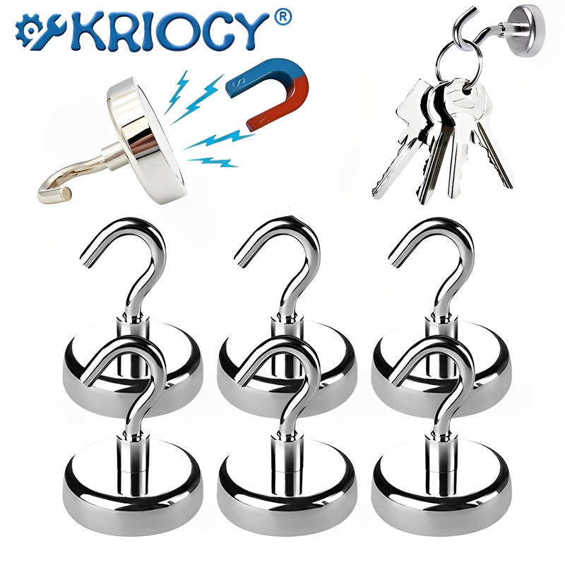 Fishing Equipment Holder - Mocny, mocny, okrągły magnes neodymowy Hak