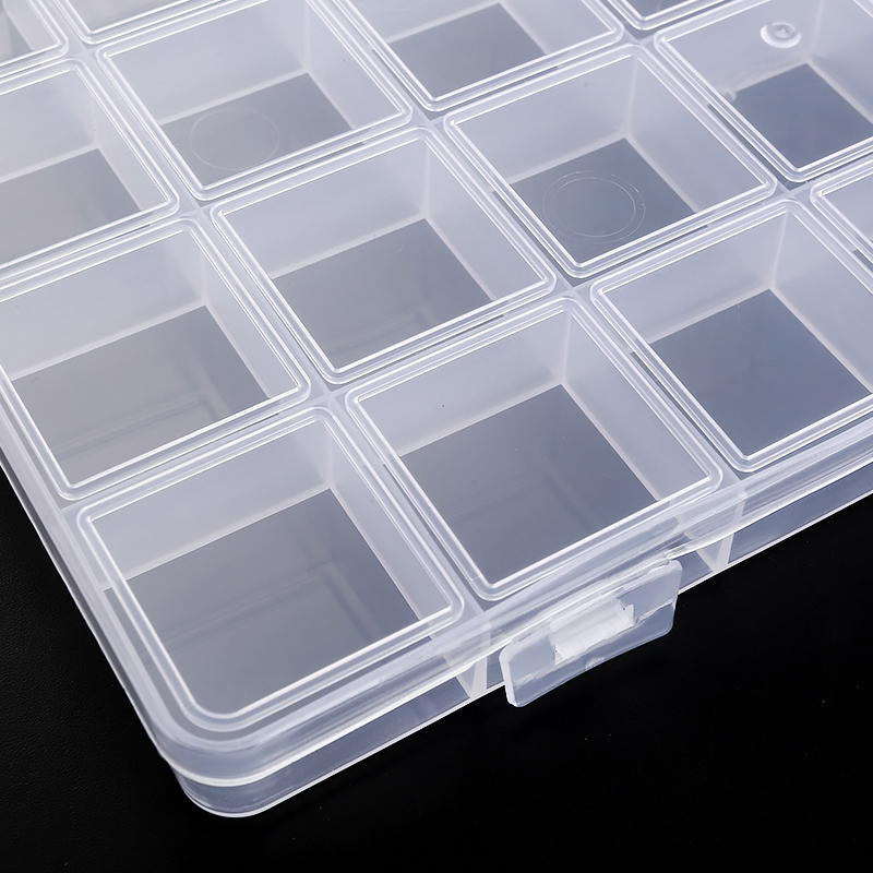 Fishing Equipment Storage - Plastikowe przezroczyste pudełko z organizerem Pojemniki