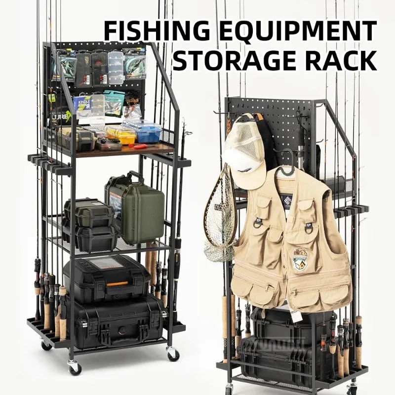 Fishing Equipment Holder - Półka do przechowywania sprzętu wędkarskiego, stojak