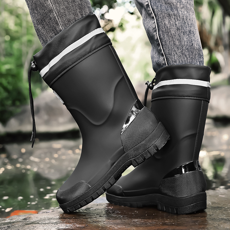 Fishing Equipment Basic - Zimowe buty przeciwdeszczowe, sprzęt wędkarski. Męskie