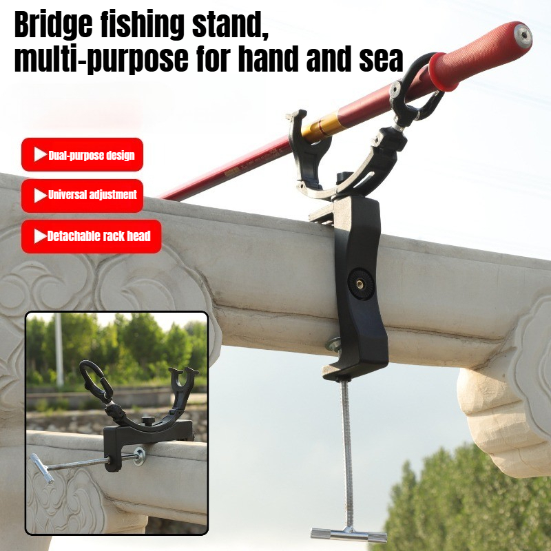 Fishing Equipment Holder - 360 ° Obrotowy, regulowany, wytrzymały stojak