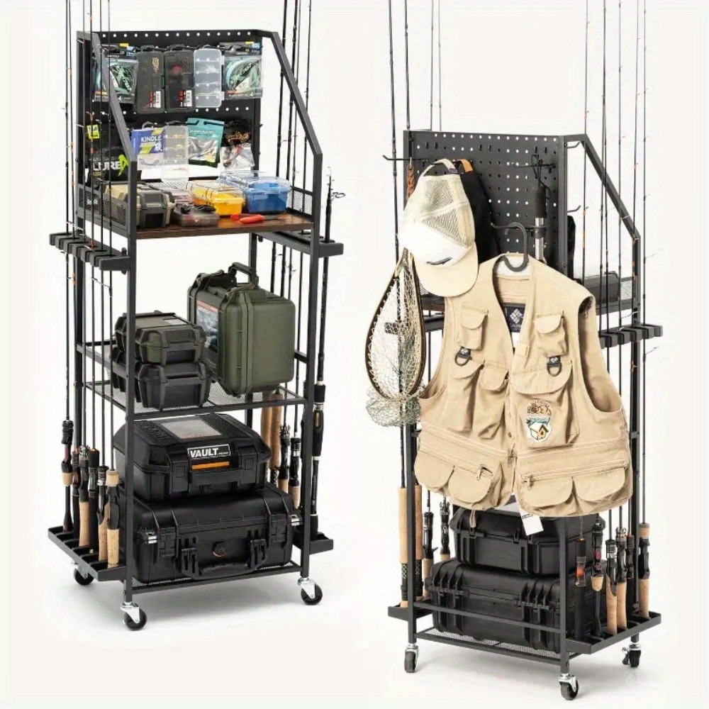 Fishing Equipment Storage - Stojaki na wędki do garażu, uchwyty