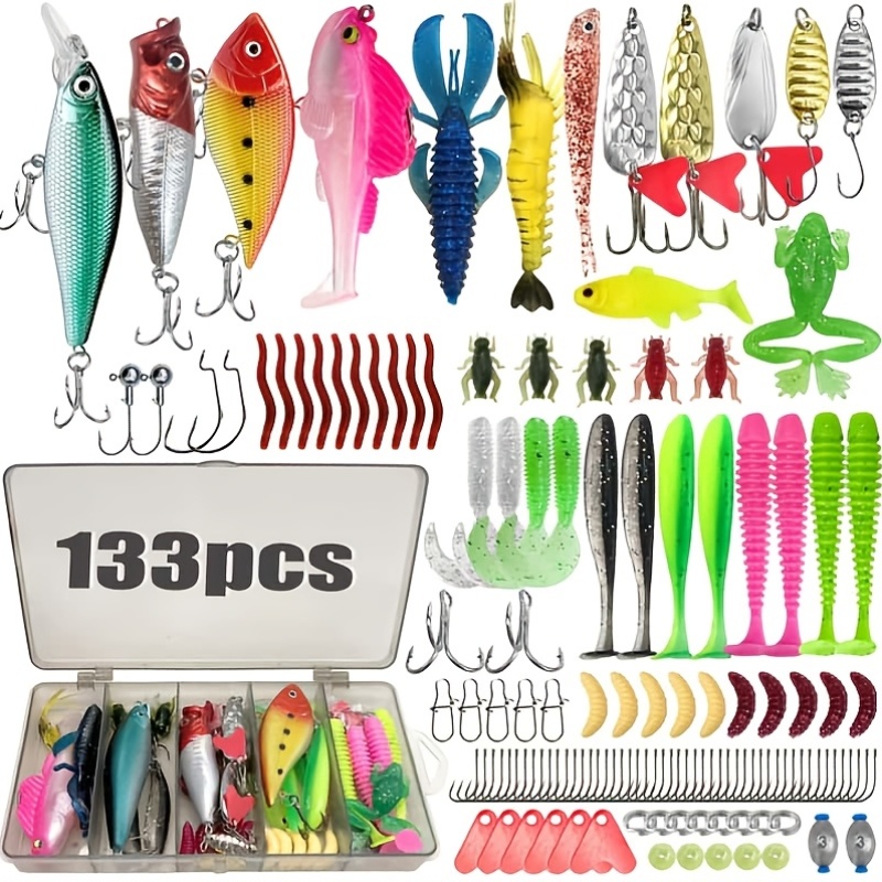 133-częściowy zestaw przynęt w – Fishing Equipment For Trout recenzja i cena