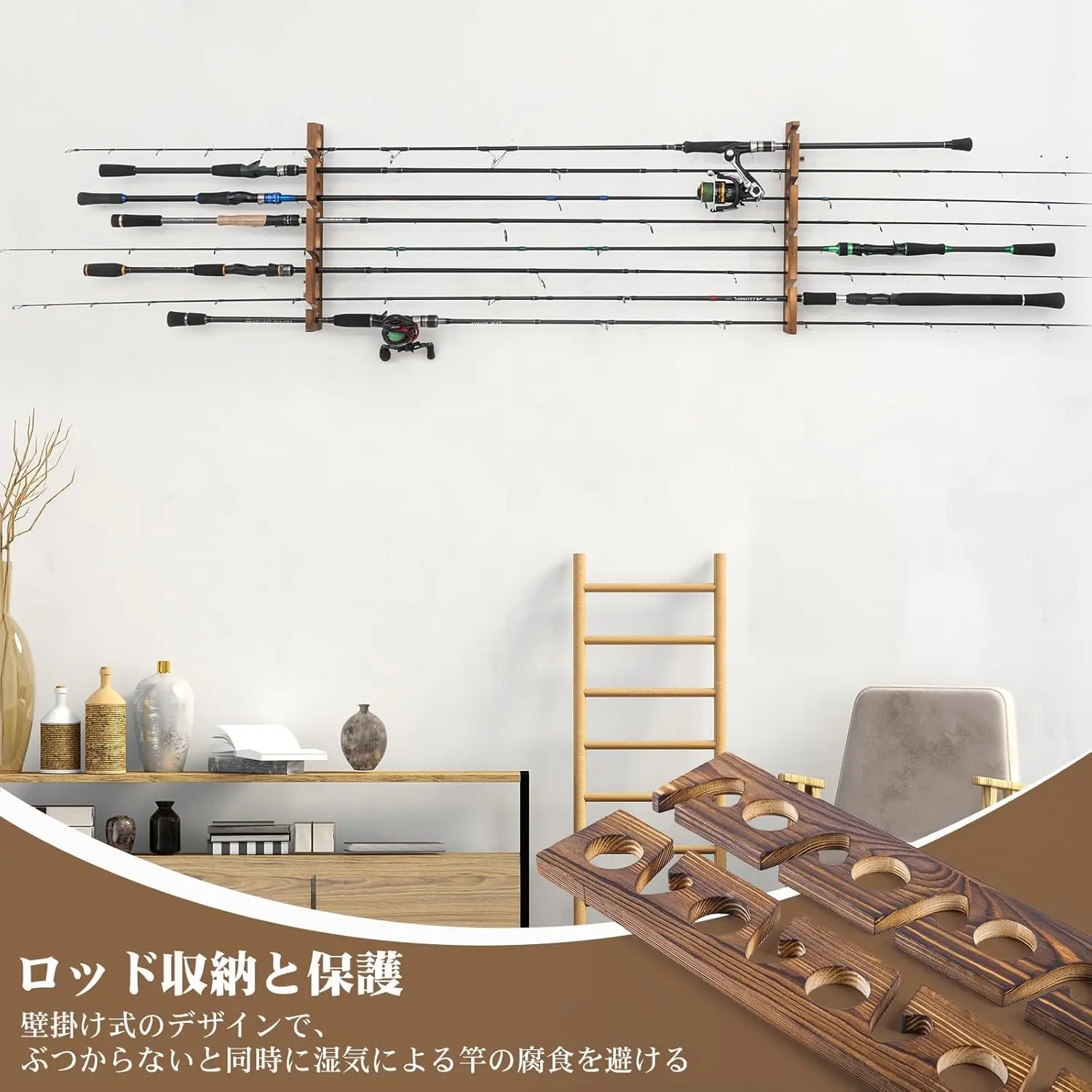Uchwyty na wędki Goture z 8 ot – Fishing Equipment Holder recenzja i cena
