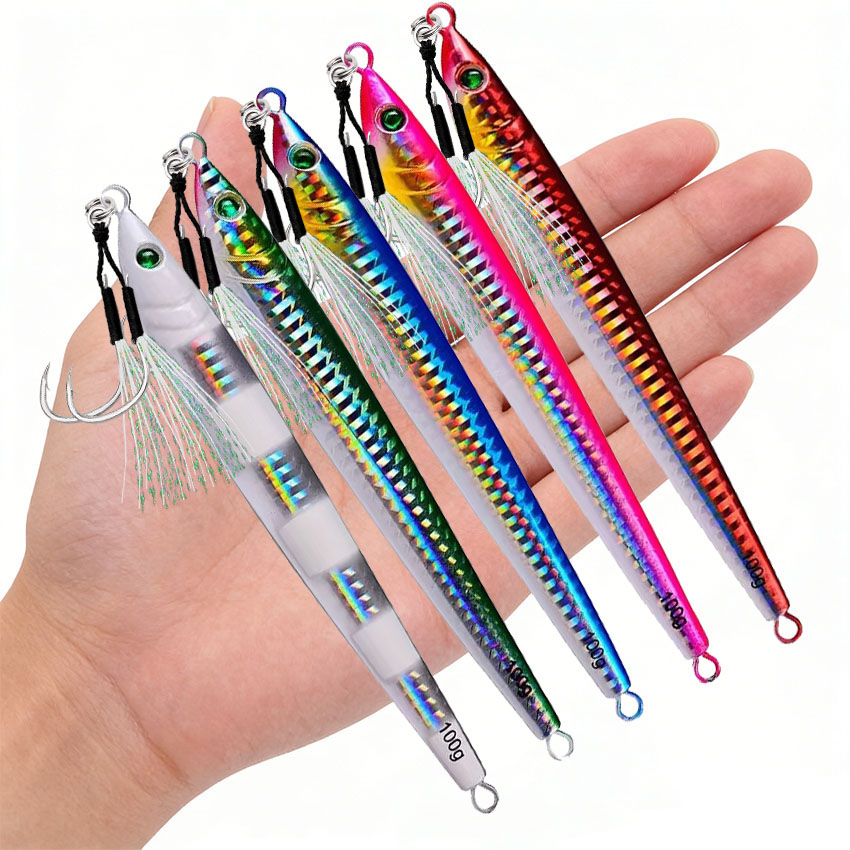 Cast Metal Jig Fishing Lure 5P – Fishing Equipment For Trout recenzja i cena