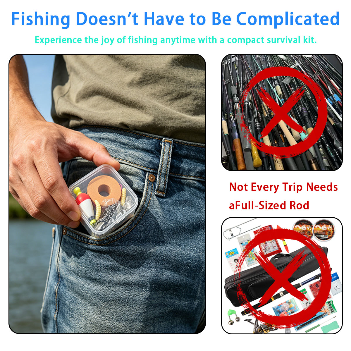 Przenośny zestaw wędkarski na  – Fishing Equipment Storage recenzja i cena