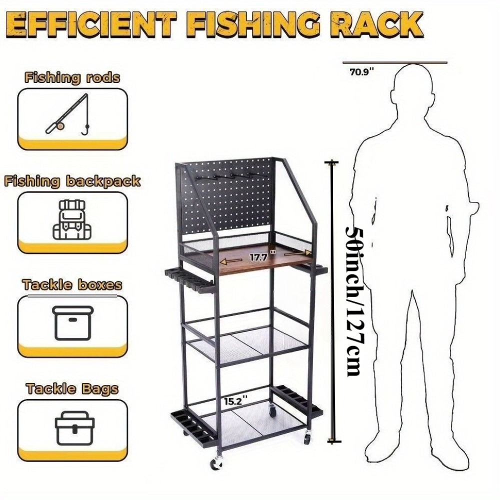 Stojaki na wędki do garażu, uc – Fishing Equipment Storage recenzja i cena