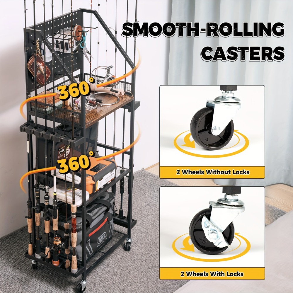 Stojaki na wędki do garażu, uc – Fishing Equipment Storage recenzja i cena